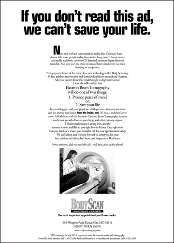 Body Scan ad